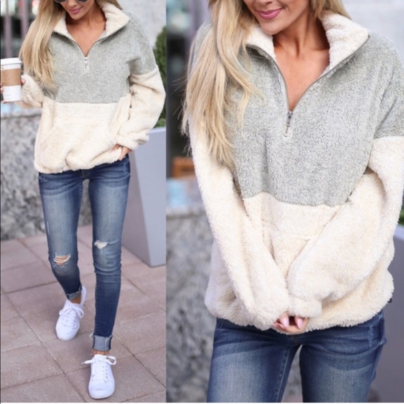 Aluna Levi Sweaters - LAST (L) Gray Soft Pullover